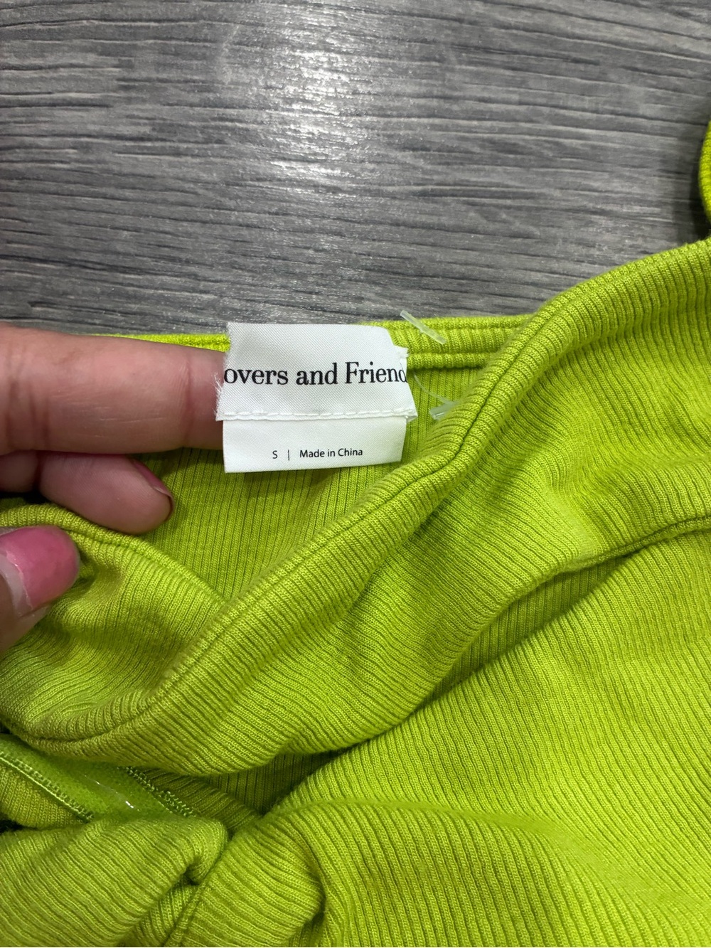 Lovers + Friends Daphne Bodysuit in Yellow Green - Picture 4 of 4